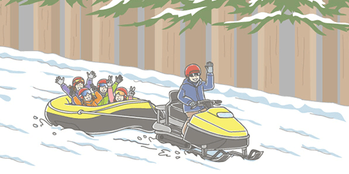 スノーラフティング