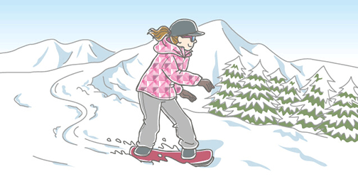 スノースケート