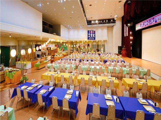 広さ600平方メートルの大メインホールは圧巻です！