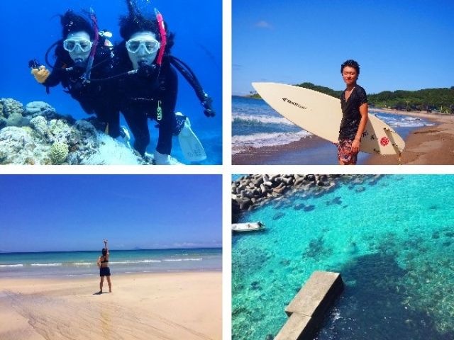 サーフィンやスキューバ等々、伊豆はマリンスポーツのメッカ！新たな趣味を見つけてみては？！