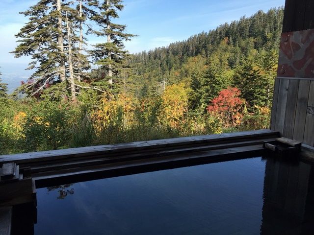 自慢の『標高1,200m』の絶景露天風呂です！