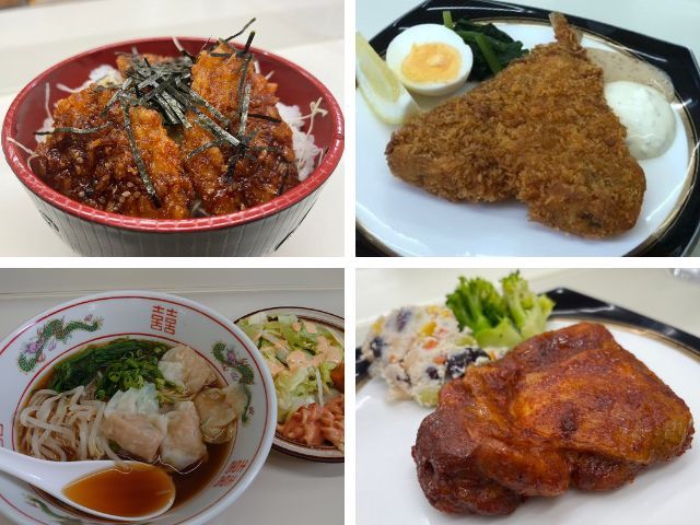 食堂メニューはおいしいと好評です◎