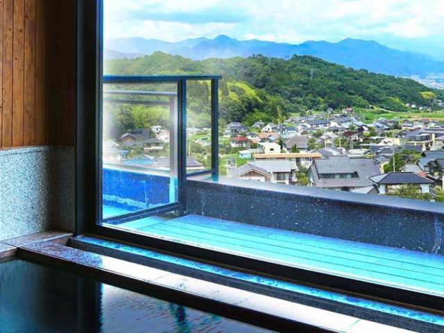とても眺めのいい露天風呂！
お客様からも大人気！