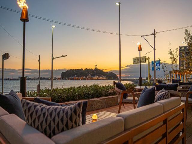 江の島が目の前のラグジュアリーホテルのお仕事！