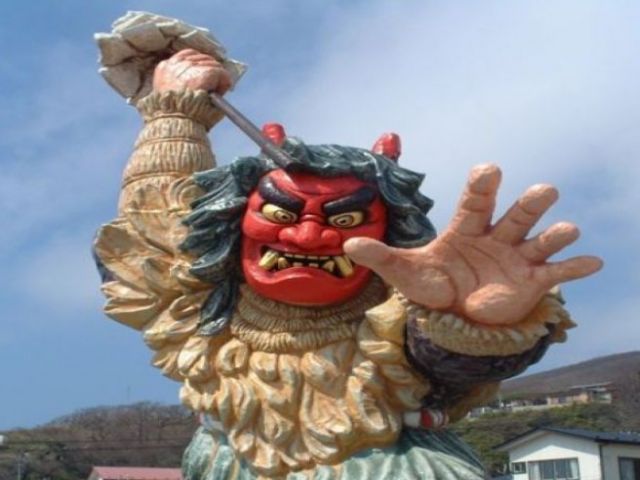 秋田と言えば「なまはげ」時期によって太鼓ライブなども開催してます。