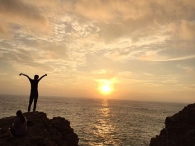 バスに乗って海の方へも行けます☆景色がすごくいい！