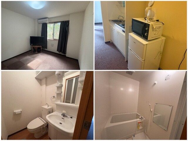 寮はきれいなワンルームタイプ！設備もバッチリ。