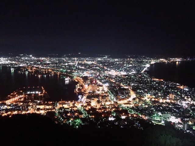 函館といえば①・・・夜景！休日がうまく取れたときには必見の景色です☆