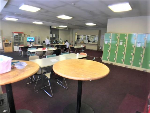 共同スペースにはレンジ、ケトルなどあります！