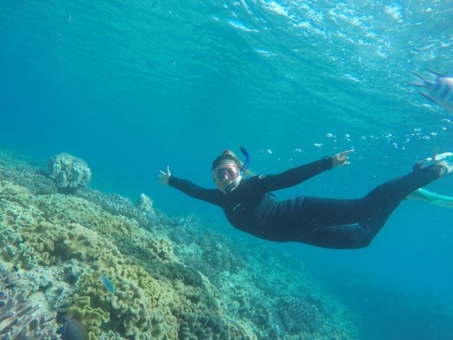 観光だけでなく、マリンアクティビティも充実◎日焼けのし過ぎに注意です！