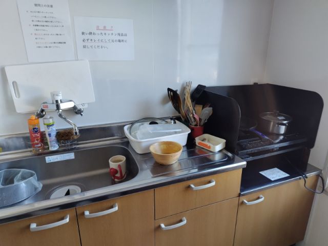 共同キッチンもあり便利！