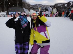 スキー場内ドックカフェでのお仕事！