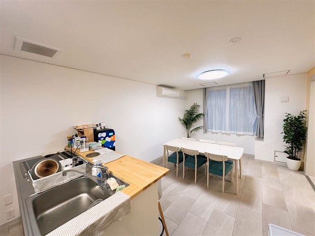 調理器具も全てキッチンに揃ってます！