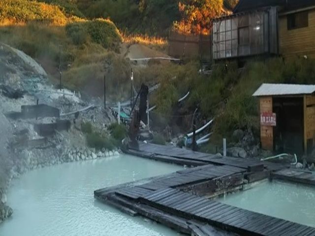 見晴らしの良い露天風呂を堪能できます。