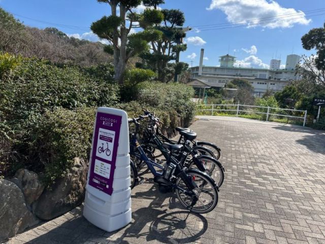 レンタサイクル（有料）も利用できます。
スーパーまで15-20分程で行けます！