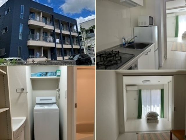 電子レンジや洗面台、洗濯機など設備も充実してます！