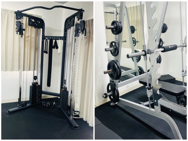 スタッフ専用ジム完備☆本格的ですよ！