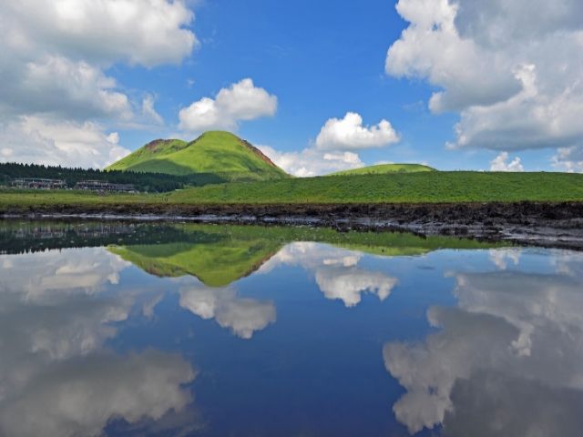 休みの日は阿蘇に行くこともできますよ。