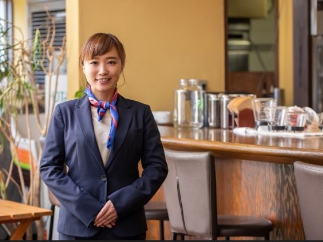 フレンチのコース料理の提供