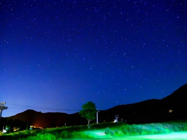 星空が近いですよー