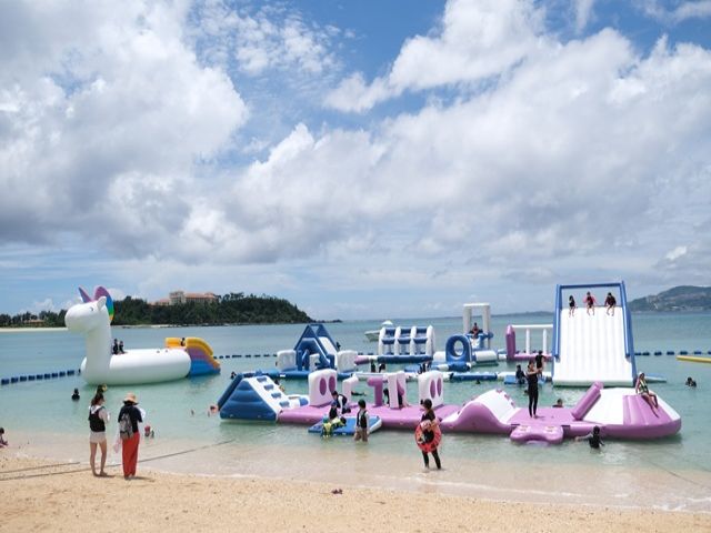 休みの日はマリンアクティビティも出来ますよ♪