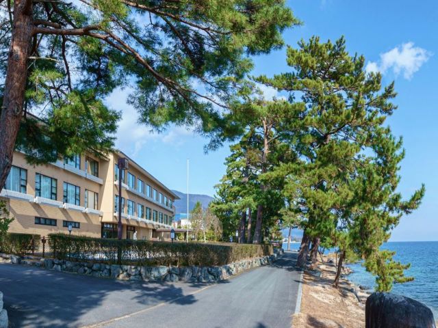 琵琶湖を一望できるのは贅沢です。