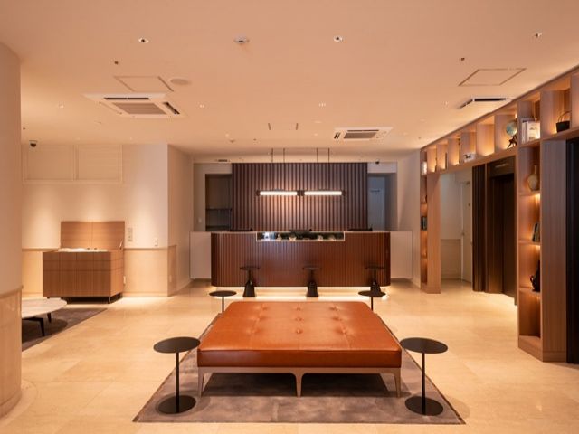 洗練されたホテルロビー★☆