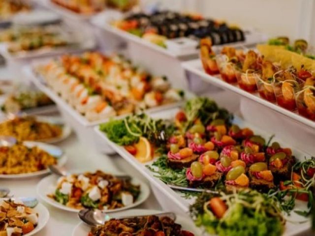 ブッフェ会場と懐石会場があります！