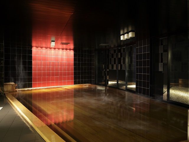 ホテルの温泉も利用可能です♪