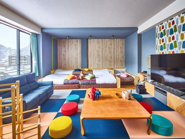 お部屋はパステルカラーで楽しさ倍増です♪