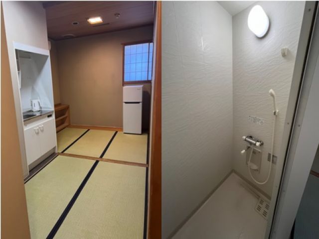 寮の中はこんな感じです♪
館内寮なので通勤楽々☆