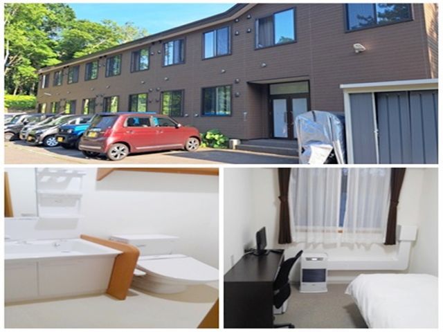 寮からホテルまでもすぐ近く！！
個室内にはトイレ・洗面所も完備してます！！