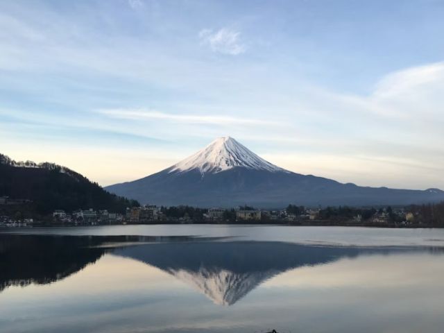 ホテルから眺める富士山は絶景の一言！