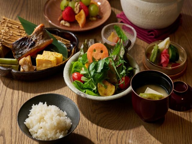 作っていただく料理もお洒落です！