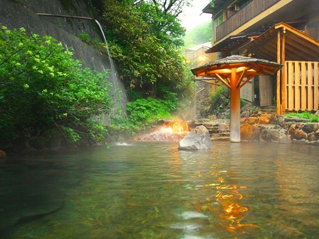 温泉も入り放題！