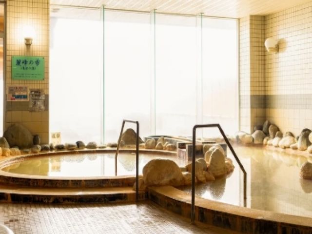 温泉入り放題！ぬるめの源泉とサウナ2種！これを無料で毎日なんて最高です。。。