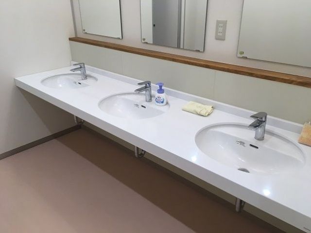 ［寮内②］水回りもこんなにきれい～!!清潔感のある寮なので安心して過ごせます!!