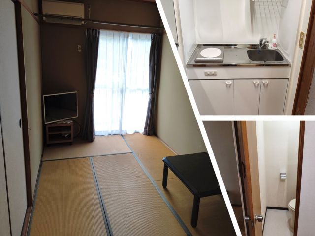 寮内です。（満室の場合は一時的に客室利用になる事もあります。）