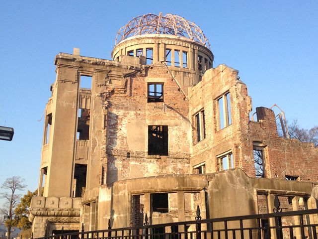 こちらも世界遺産【原爆ドーム】、広島に来たら一度は行ってみましょう！