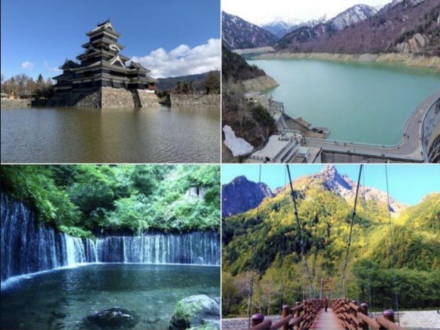 長野県には観光スポットもたくさんあります!!
お休みはシャトルバスを利用して観光に行こう！