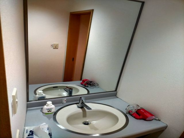 独立洗面台も設置！ありがたいですね★