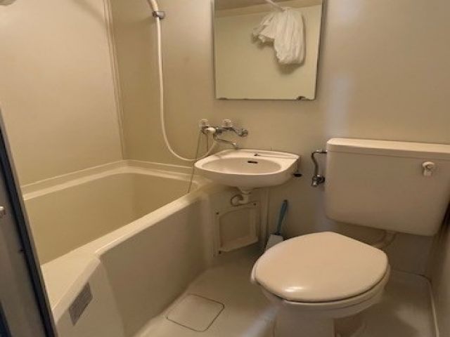 お風呂も部屋の中にあります