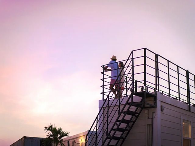宮古島の青く透き通った美しすぎる海！
長崎浜まで徒歩1～2分♪