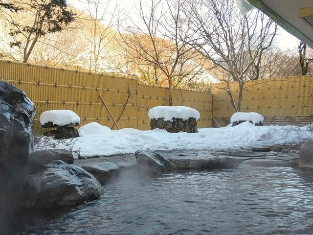 自慢の温泉です！
入浴も可能ですよ♪