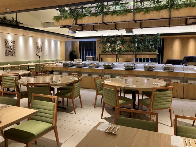 実際に働いていただくバイキング会場です！ほかにも和食、洋食レストランがあります！