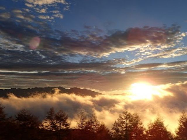 朝や夕焼けはまた綺麗な景色が待っています！