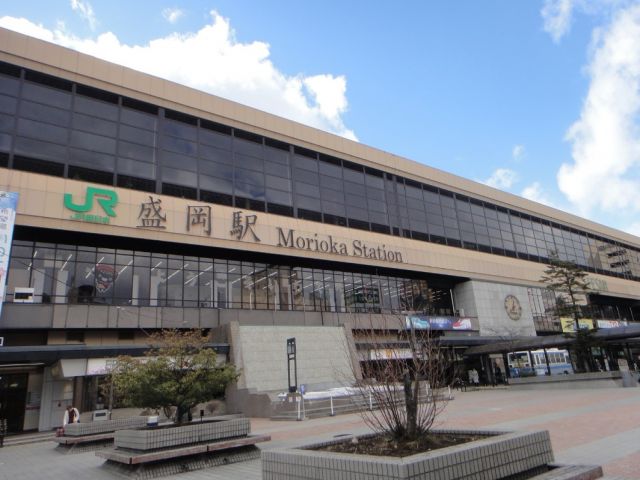 盛岡駅を経由して移動していただきます☆片道約1時間くらいです！