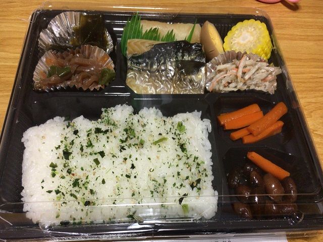 とある日のお弁当です。
寮に持ち帰って、お部屋でいただく方が多いです！