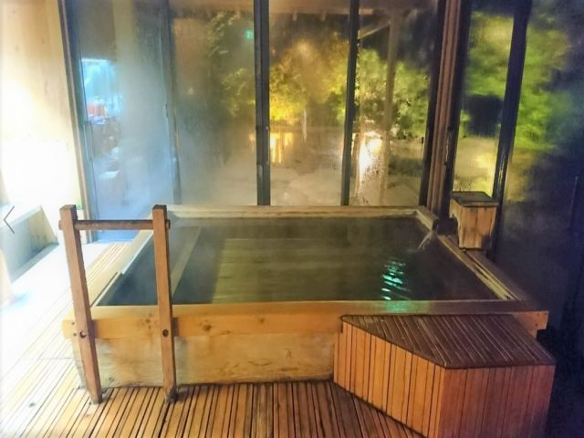 自慢の露天風呂も入浴可能！