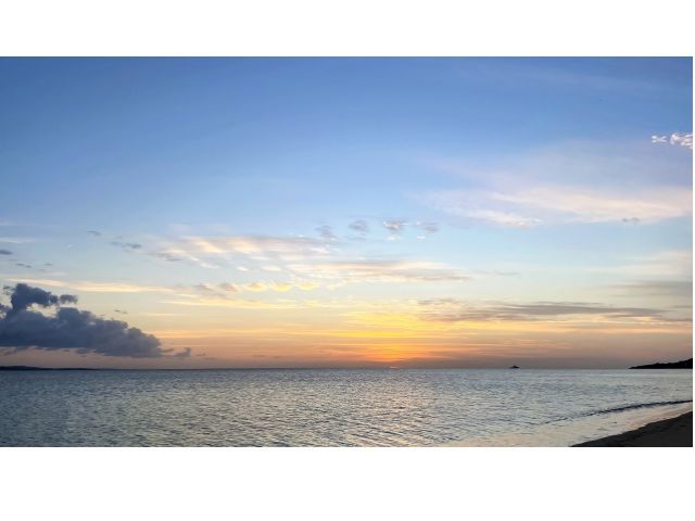 綺麗な夕陽がいつでも見れるのは贅沢